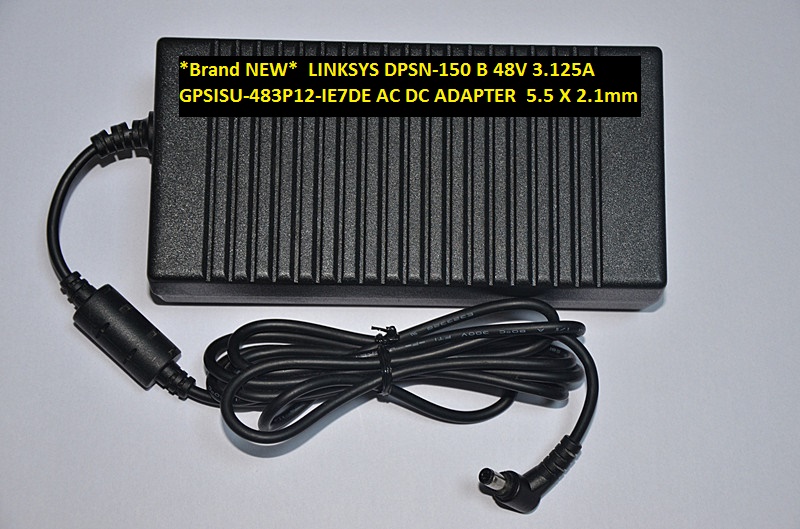 *Brand NEW* LINKSYS 150W DPSN-150 B 48V 3.125A GPSISU-483P12-IE7DE AC DC ADAPTER - Click Image to Close